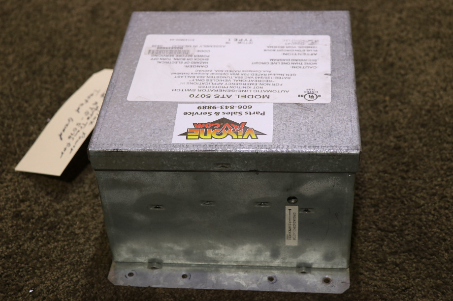 USED PPS ATS 5070 AUTOMATIC LINE/GENERATOR SWITCH MOTORHOME PARTS FOR SALE RV Components 