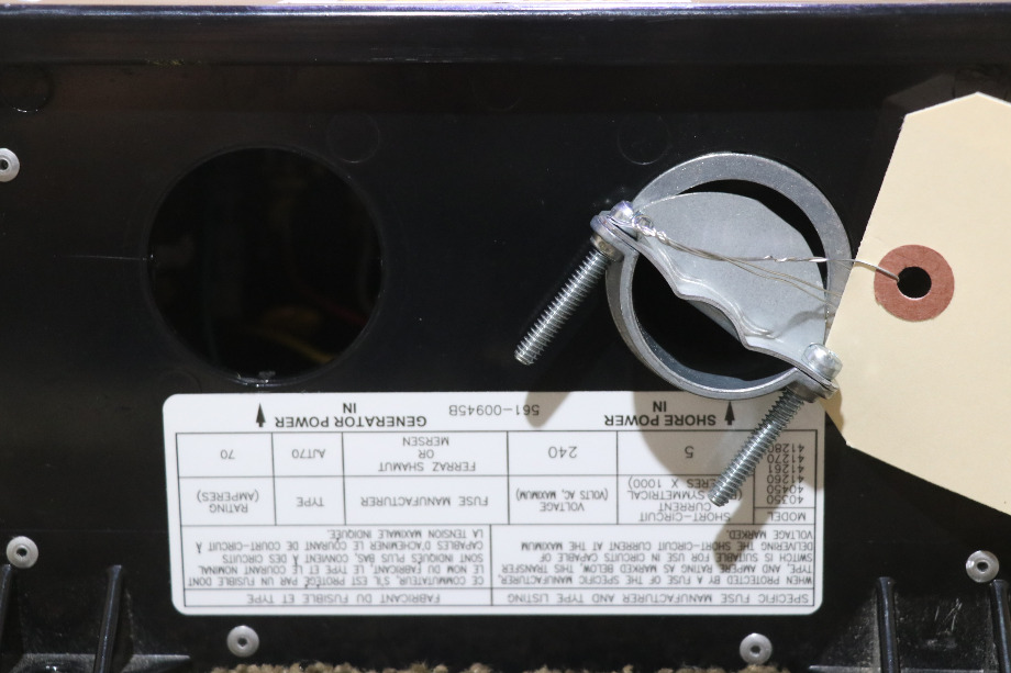 USED SURGE GUARD TRANSFER SWITCH 41261 RV/MOTORHOME PARTS FOR SALE RV Components 