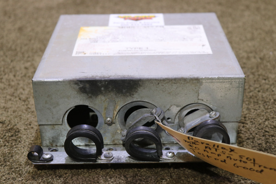USED MOTORHOME PPS ATS 501 AUTOMATIC LINE/GENERATOR SWITCH FOR SALE RV Components 
