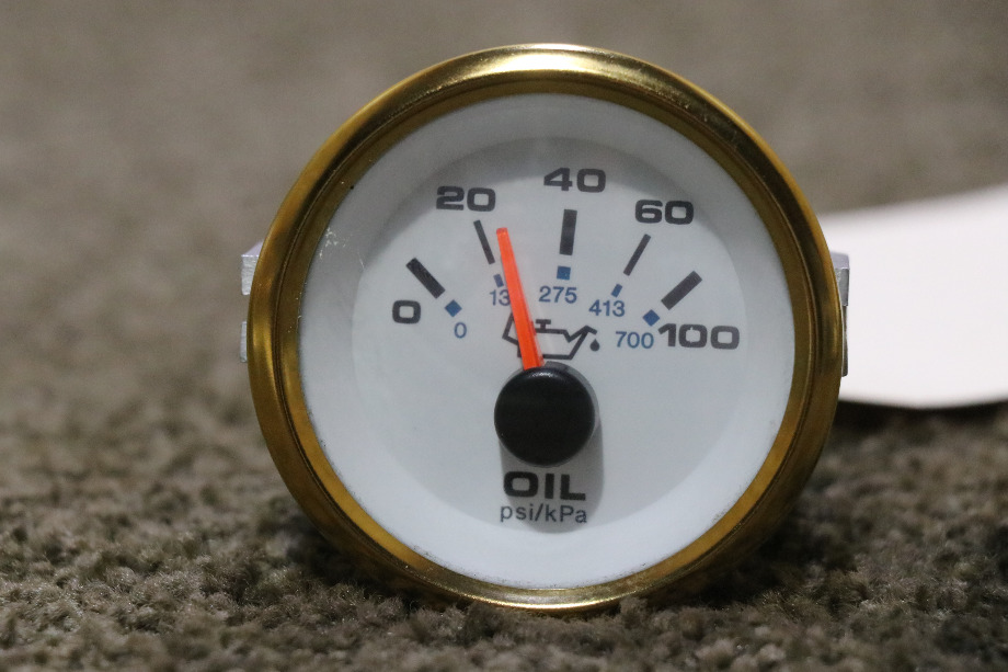 USED OIL PRESS DASH GAUGE 64988 RV/MOTORHOME PARTS FOR SALE RV Components 