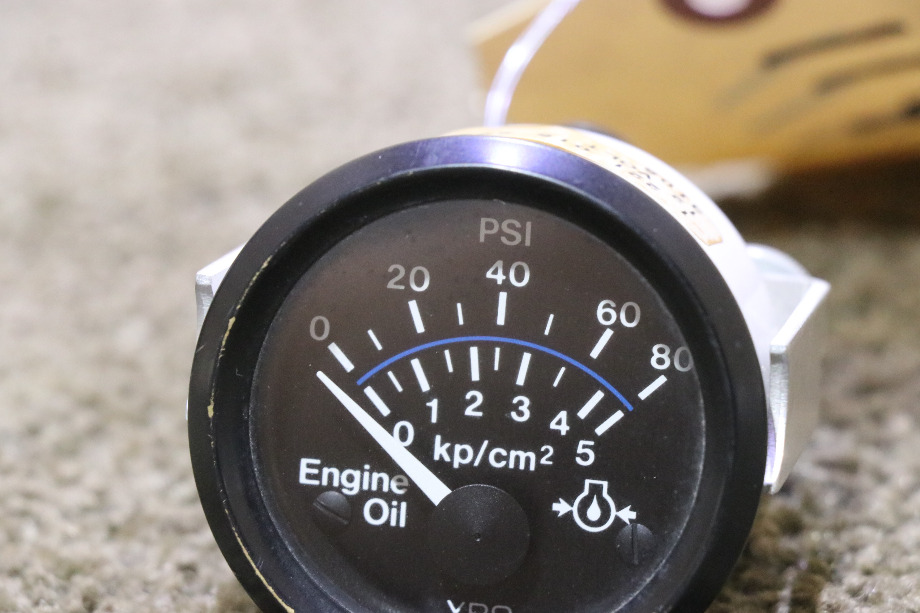 USED 1221015224A ENGINE OIL DASH GAUGE RV PARTS FOR SALE RV Components 