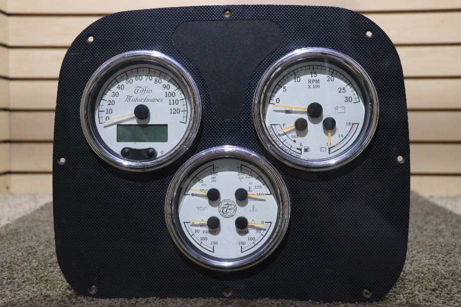 USED TIFFIN MOTORHOME COMPLETE DASH GAUGE CLUSTER W-04031-09 RV PARTS FOR SALE RV Components 