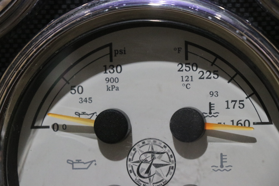 USED TIFFIN MOTORHOME COMPLETE DASH GAUGE CLUSTER W-04031-09 RV PARTS FOR SALE RV Components 
