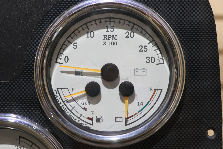 USED TIFFIN MOTORHOME COMPLETE DASH GAUGE CLUSTER W-04031-09 RV PARTS FOR SALE RV Components 