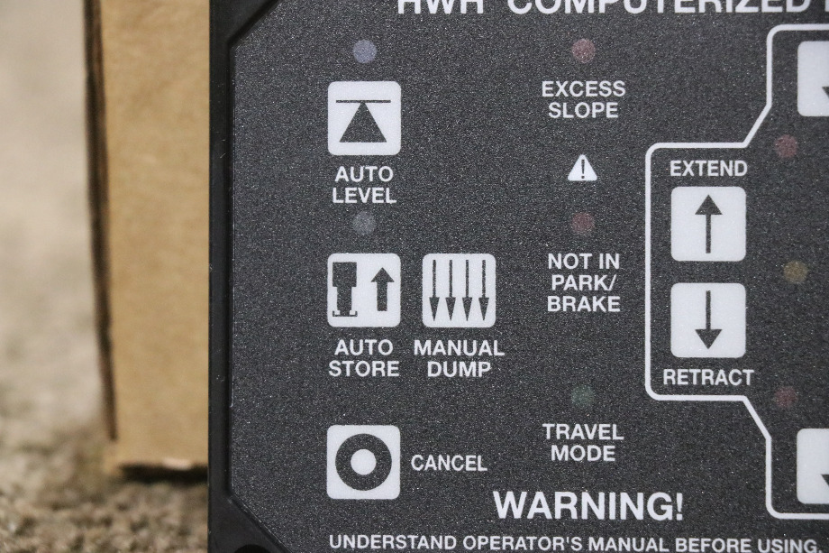 HWH AP46382 COMPUTERIZED LEVELING TOUCH PAD MOTORHOME PARTS FOR SALE RV Components 