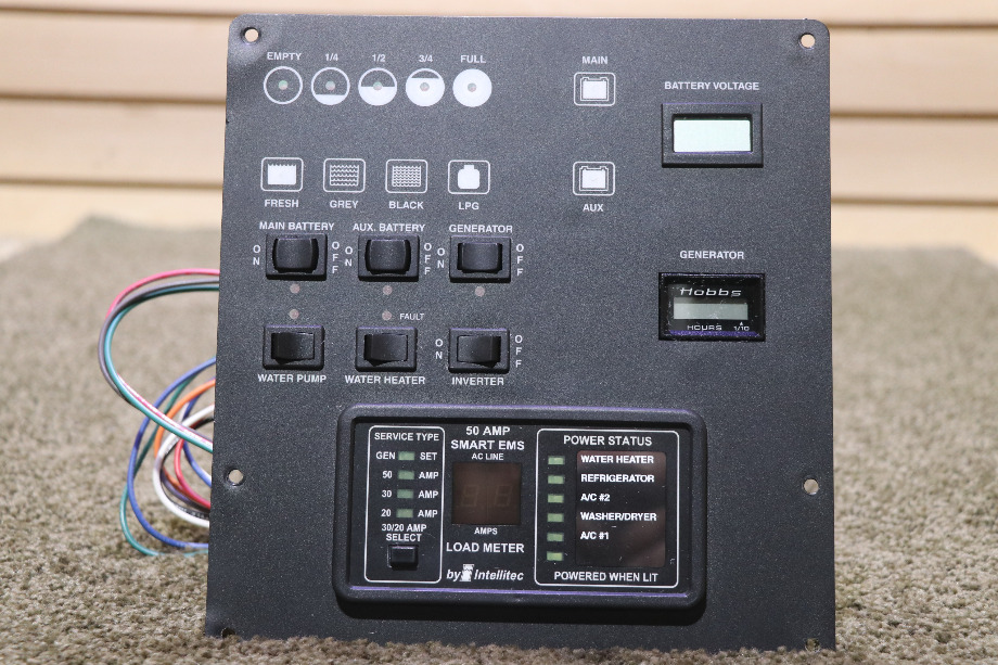 USED MONITOR PANEL WITH SMART EMS DISPLAY PANEL MOTORHOME PARTS FOR SALE RV Components 