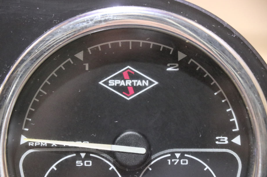 USED COMPLETE SPARTAN DASH GAUGE CLUSTER 63316 RV/MOTORHOME FOR SALE RV Components 