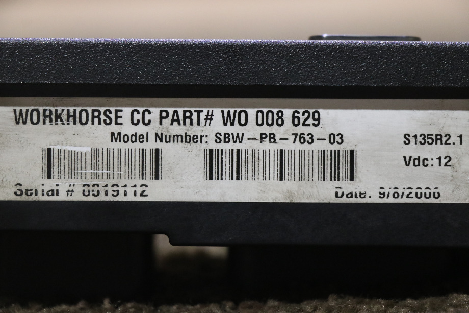 USED MOTORHOME WORKHORSE SBW-PB-763-03 SHIFT SELECTOR TOUCH PAD FOR SALE RV Components 