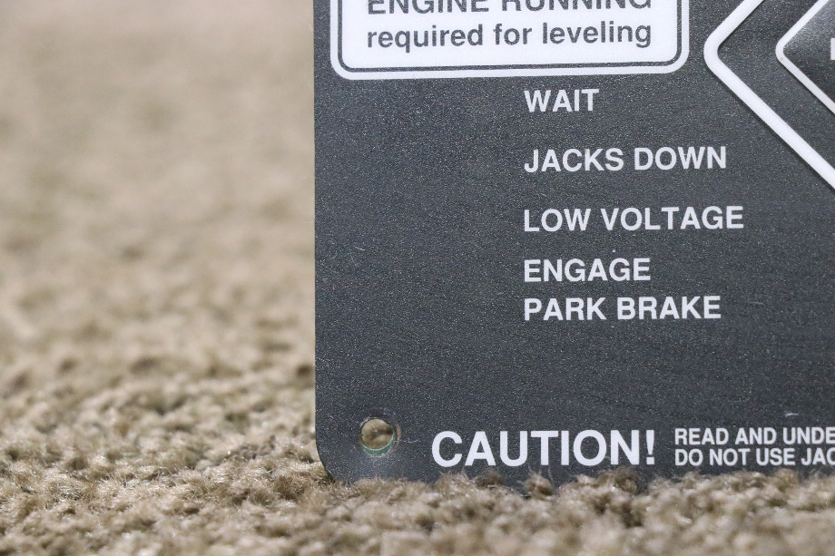 USED RV 140-1226 POWER GEAR POWER LEVEL SERIES TOUCH PAD FOR SALE RV Components 