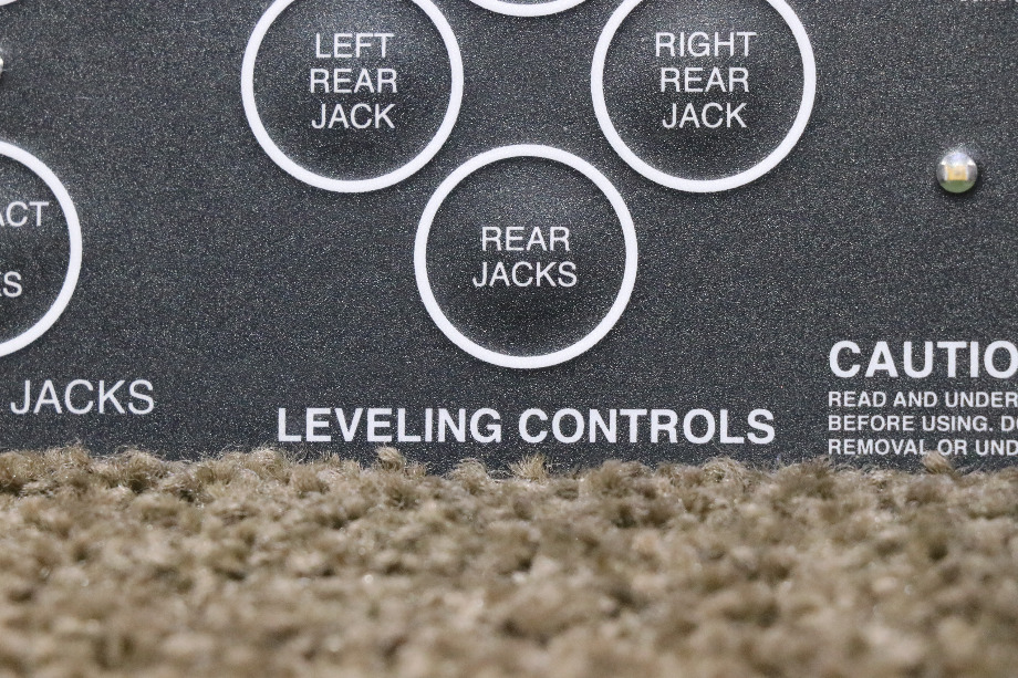 USED RV/MOTORHOME POWER GEAR LEVELING CONTROLS TOUCH PAD 500456 WITH PIGTAIL FOR SALE RV Components 