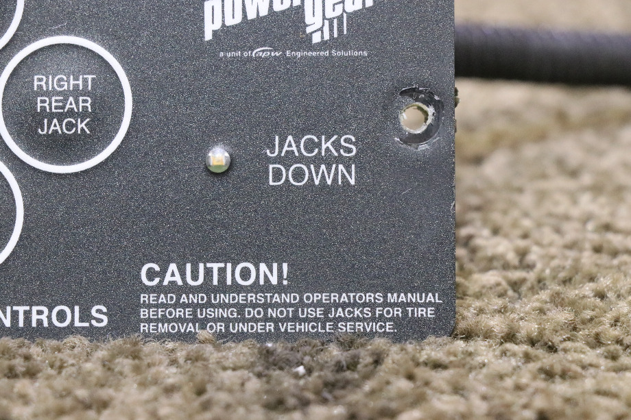 USED RV/MOTORHOME POWER GEAR LEVELING CONTROLS TOUCH PAD 500456 WITH PIGTAIL FOR SALE RV Components 