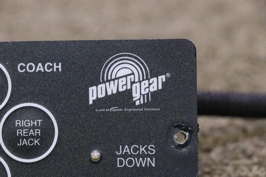 USED RV/MOTORHOME POWER GEAR LEVELING CONTROLS TOUCH PAD 500456 WITH PIGTAIL FOR SALE RV Components 