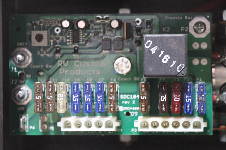 USED BATTERY CONTROL CENTER SDC-107A RV/MOTORHOME PARTS FOR SALE RV Components 
