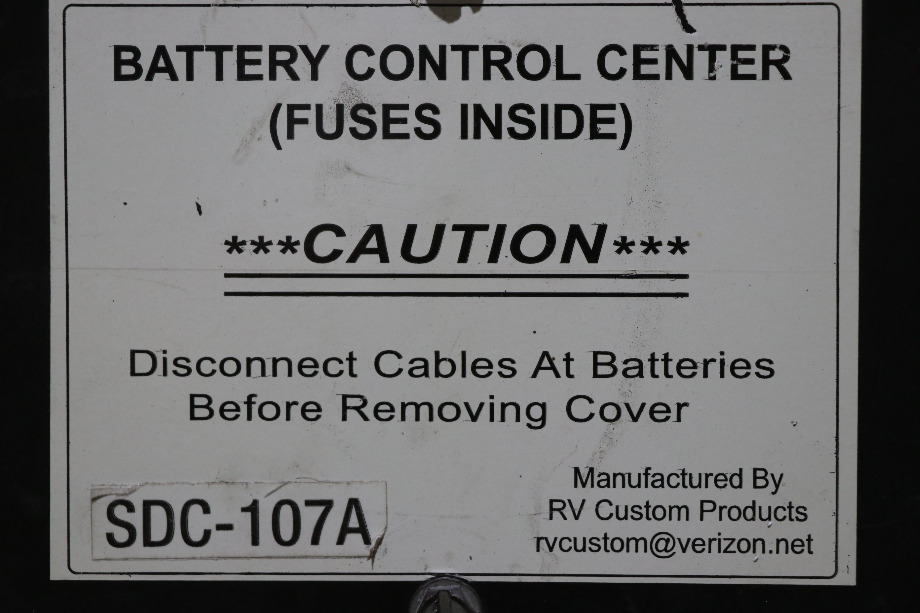USED BATTERY CONTROL CENTER SDC-107A RV/MOTORHOME PARTS FOR SALE RV Components 