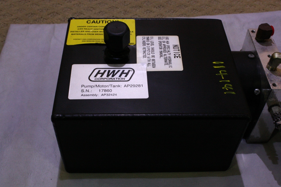 USED RV/MOTORHOME HWH HYDRAULIC PUMP AP29281 FOR SALE RV Components 