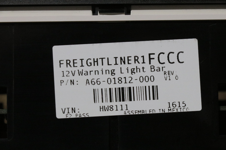 USED RV A66-01812-000 FREIGHTLINER WARNING LIGHT BAR FOR SALE RV Components 