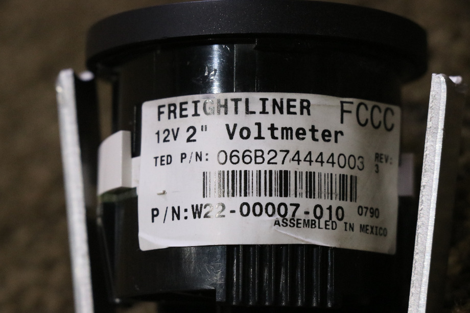 USED MOTORHOME FREIGHTLINER W22-00007-010 VOLT DASH GAUGE FOR SALE RV Components 