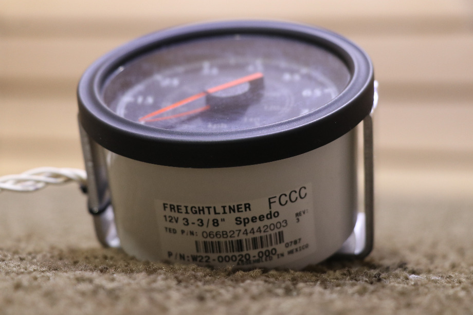 USED RV W22-00020-000 FREIGHTLINER SPEEDOMETER DASH GAUGE FOR SALE RV Components 