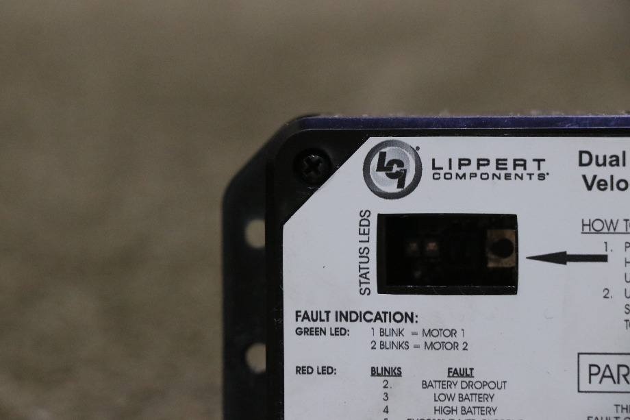 USED LIPPERT 13398-D0 DUAL MOTOR SYNCHRONOUS VELOCITY SLIDE CONTROLLER MOTORHOME PARTS FOR SALE RV Components 