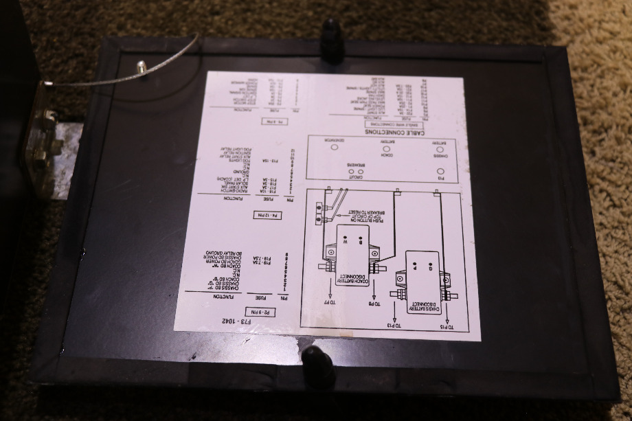 USED RV CUSTOM PRODUCTS F73-1042 BATTERY CONTROL CENTER MOTORHOME PARTS FOR SALE RV Components 