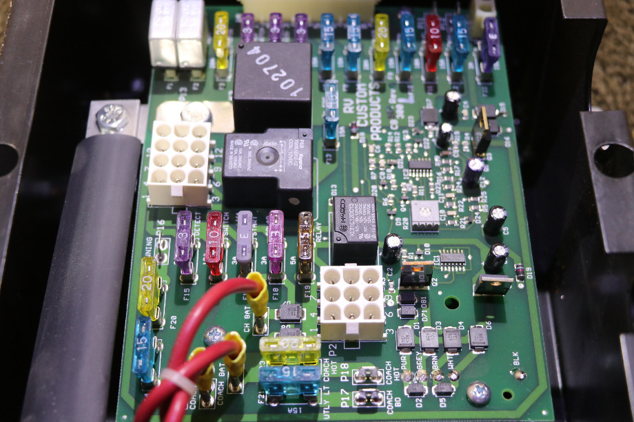 USED RV CUSTOM PRODUCTS F73-1042 BATTERY CONTROL CENTER MOTORHOME PARTS FOR SALE RV Components 