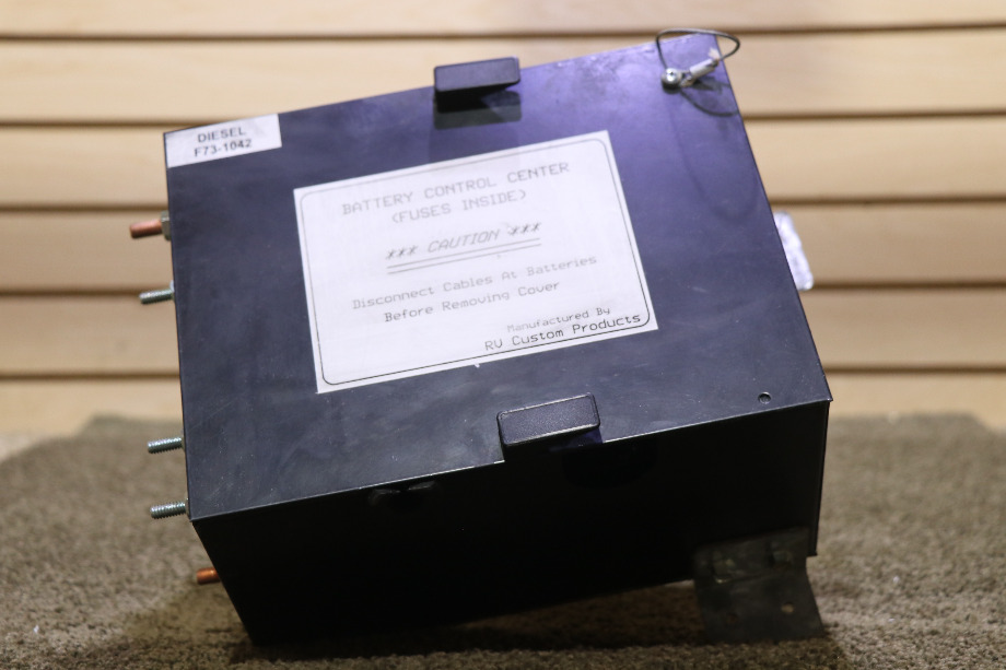 USED RV CUSTOM PRODUCTS F73-1042 BATTERY CONTROL CENTER MOTORHOME PARTS FOR SALE RV Components 