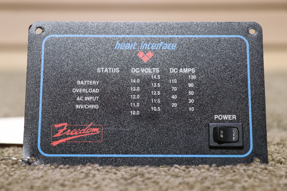 USED RV HEART INTERFACE FREEDOM INVERTER REMOTE PANEL FOR SALE RV Components 