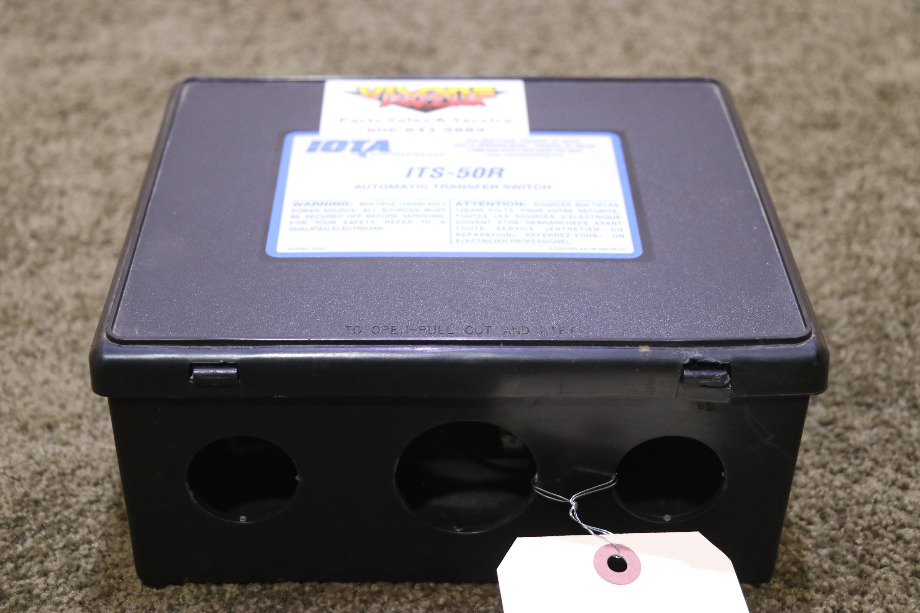 USED IOTA ITS-50R AUTOMATIC TRANSFER SWITCH MOTORHOME PARTS FOR SALE RV Components 