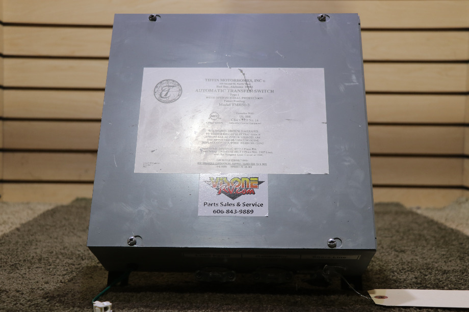 USED TIFFIN MOTORHOMES TMH50-3 AUTOMATIC TRANSFER SWITCH MOTORHOME PARTS FOR SALE RV Components 