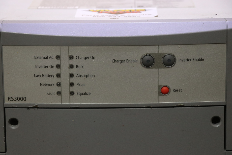 USED RV/MOTORHOME XANTREX SINE WAVE INVERTER/CHARGER RS3000 FOR SALE RV Components 