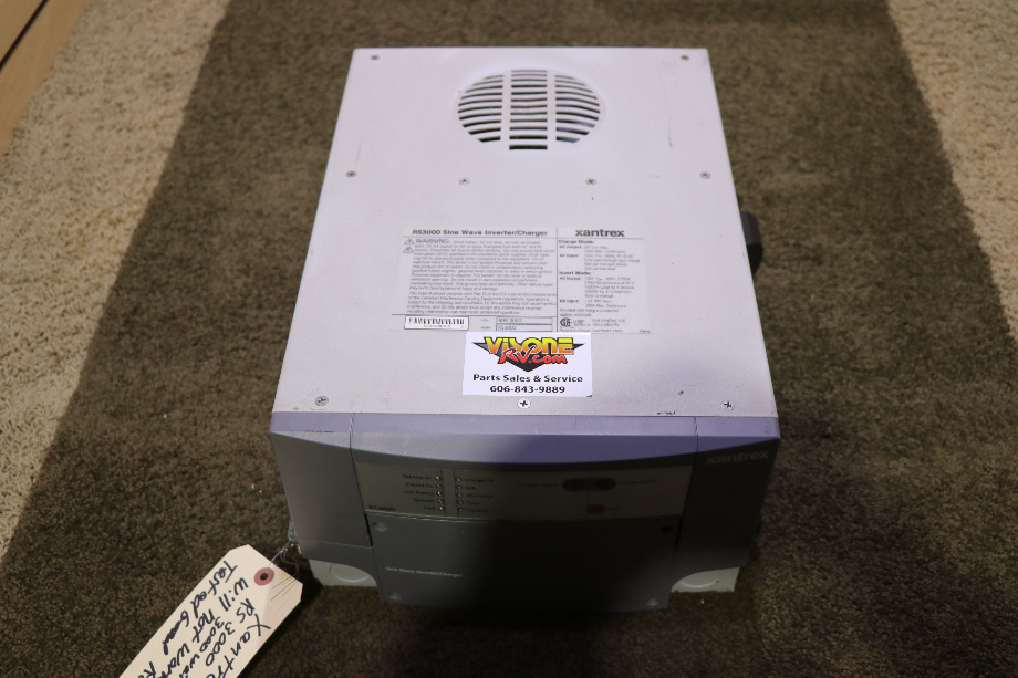 USED RV/MOTORHOME XANTREX SINE WAVE INVERTER/CHARGER RS3000 FOR SALE RV Components 