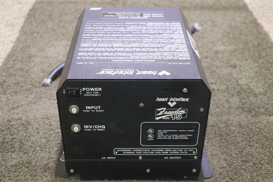USED 81-0150-12(204) HEART INTERFACE FREEDOM 15 INVERTER CHARGER RV PARTS FOR SALE RV Components 
