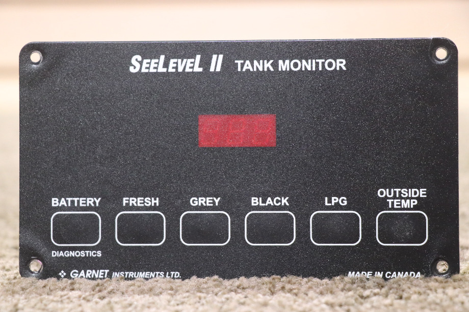 USED SEELEVEL II TANK MONITOR PANEL RV/MOTORHOME PARTS FOR SALE RV Components 