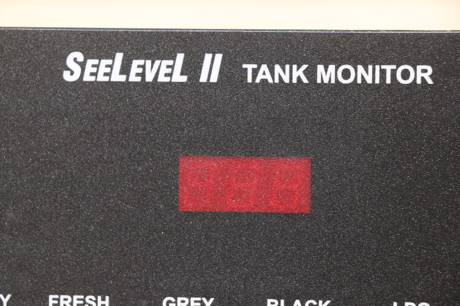 USED SEELEVEL II TANK MONITOR PANEL RV/MOTORHOME PARTS FOR SALE RV Components 