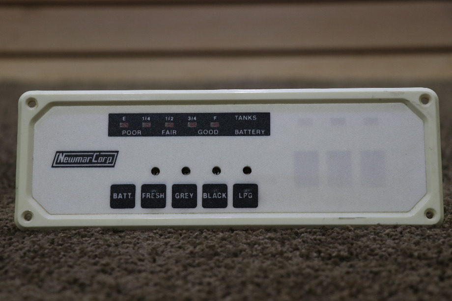 USED RV NEWMAR CORP TANK MONITOR PANEL FOR SALE RV Components 