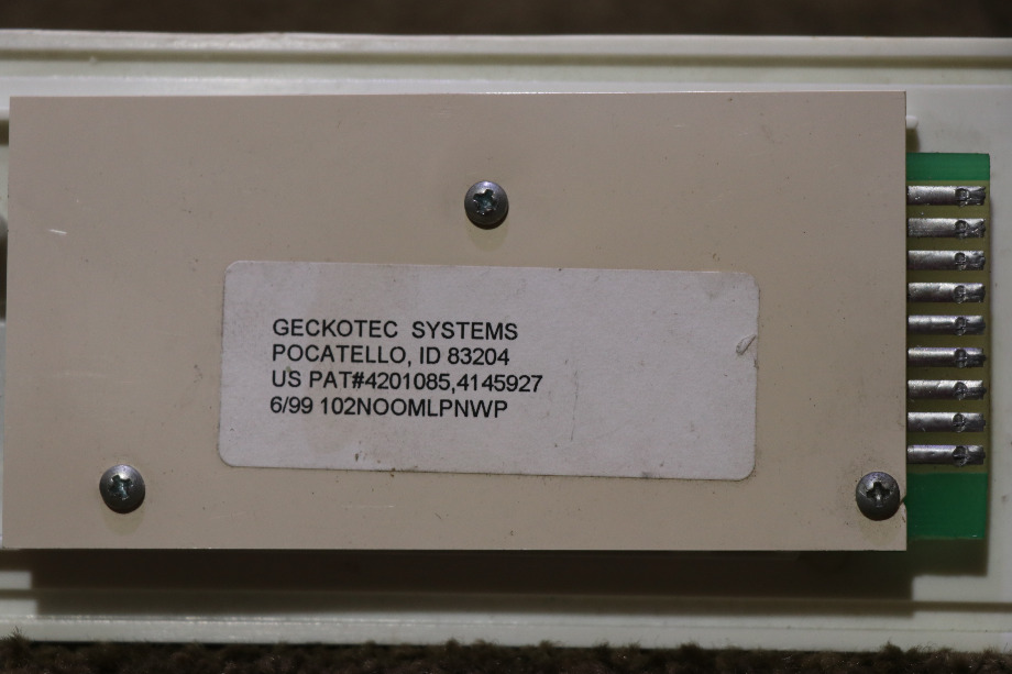 USED RV NEWMAR CORP TANK MONITOR PANEL FOR SALE RV Components 