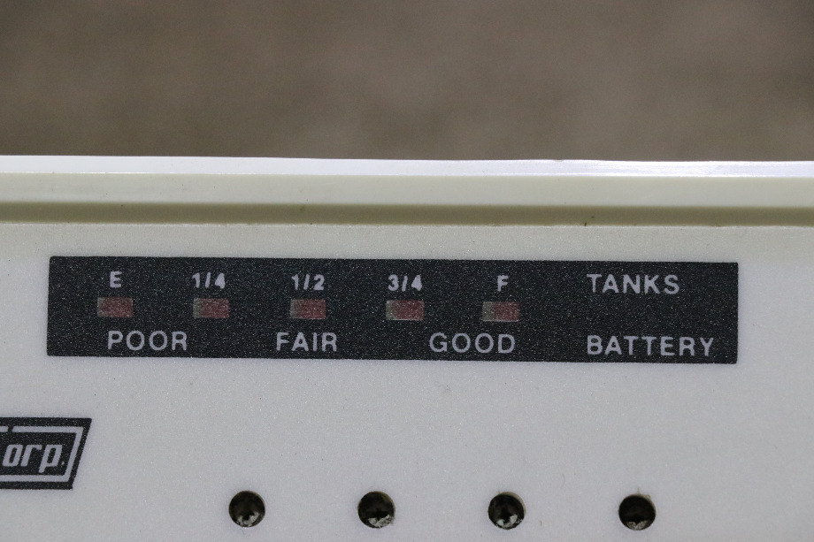 USED RV NEWMAR CORP TANK MONITOR PANEL FOR SALE RV Components 