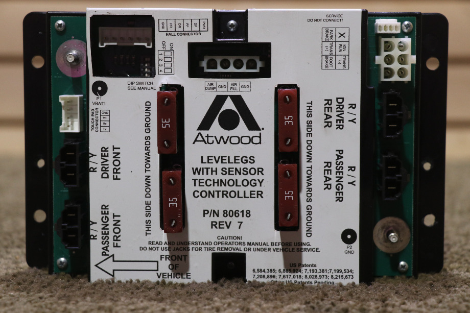 USED RV/MOTORHOME ATWOOD LEVELEGS WITH SENSOR TECHNOLOGY CONTROLLER 80618 FOR SALE RV Components 