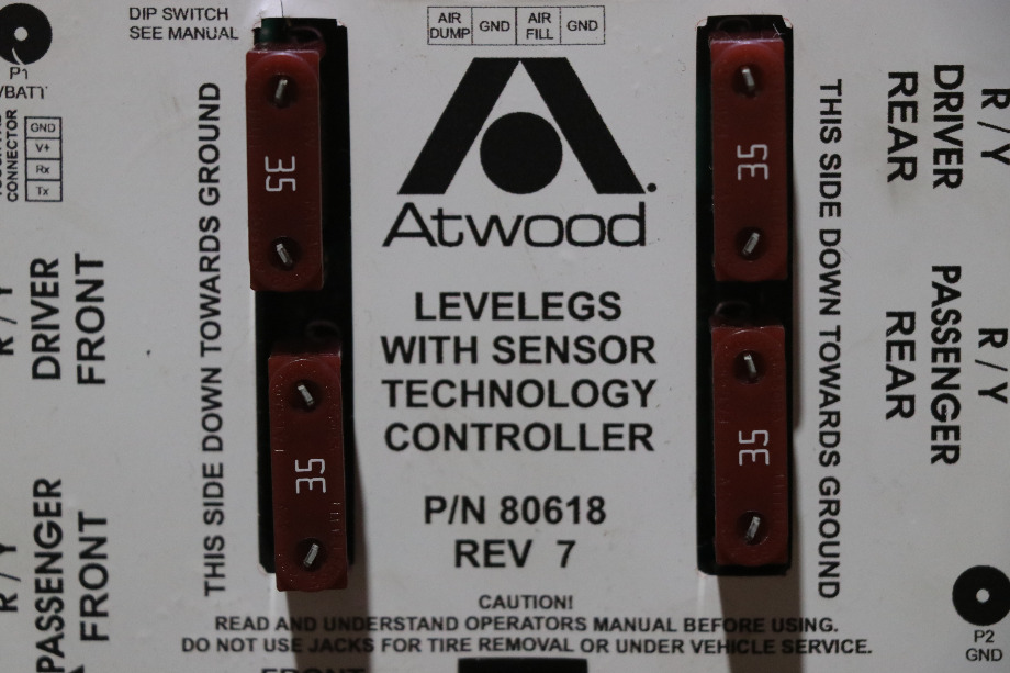 USED RV/MOTORHOME ATWOOD LEVELEGS WITH SENSOR TECHNOLOGY CONTROLLER 80618 FOR SALE RV Components 