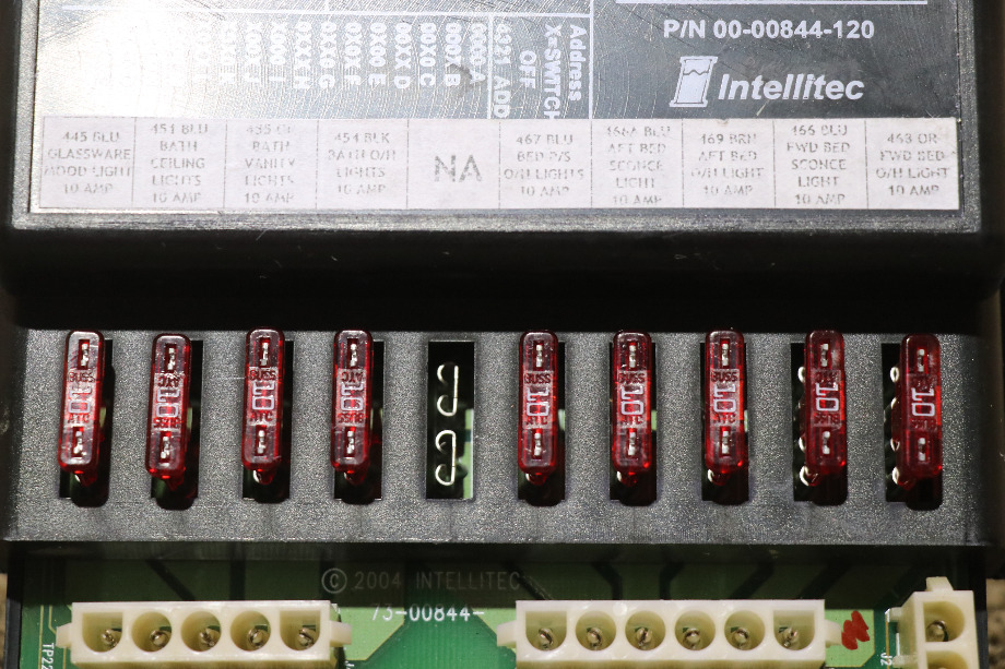 USED RV 00-00844-120 INTELLITEC 12V MULTIPLEX FET OUTPUT MODULE FOR SALE RV Components 