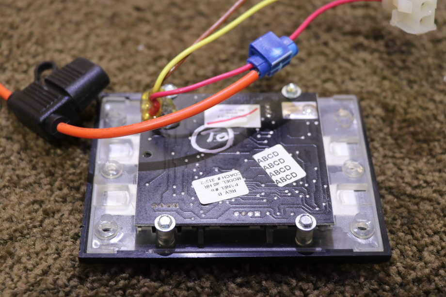 USED INTELLITEC 00-00873-006 6 BUTTON SWITCH PANEL MOTORHOME PARTS FOR SALE RV Components 