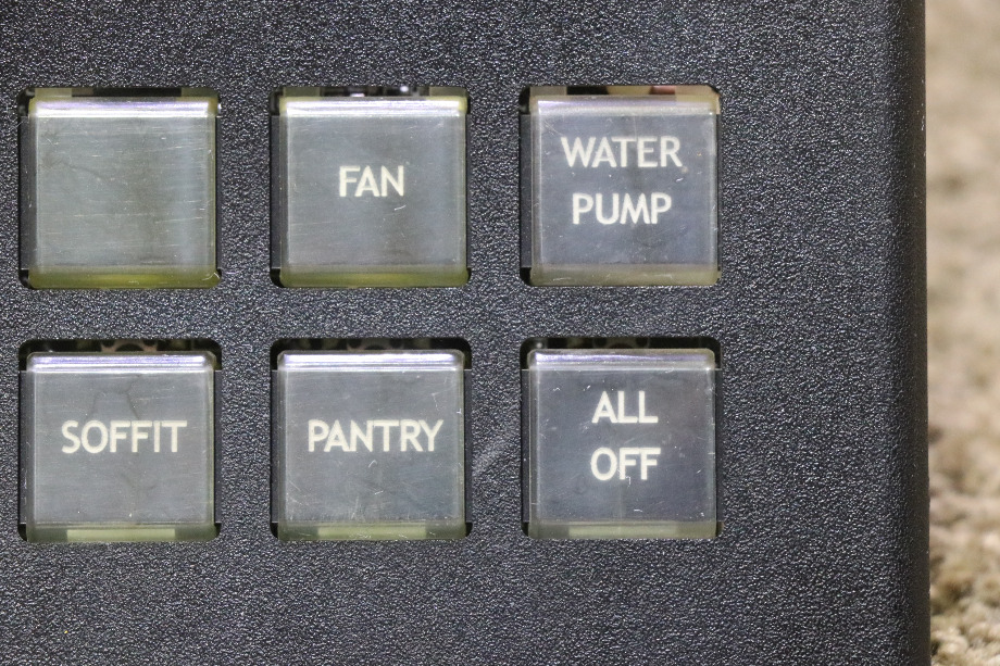 USED MOTORHOME INTELLITEC 00-00869-010 10 BUTTON SWITCH PANEL FOR SALE RV Components 