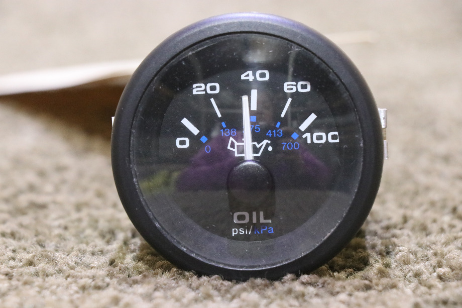 USED RV/MOTORHOME OIL PRESS DASH GAUGE 63672 FOR SALE RV Components 