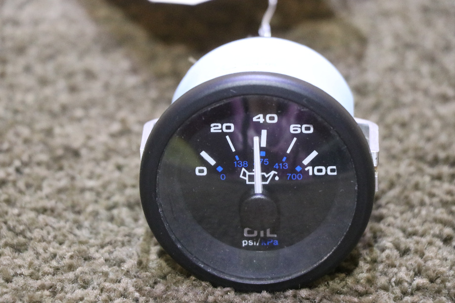 USED RV/MOTORHOME OIL PRESS DASH GAUGE 63672 FOR SALE RV Components 