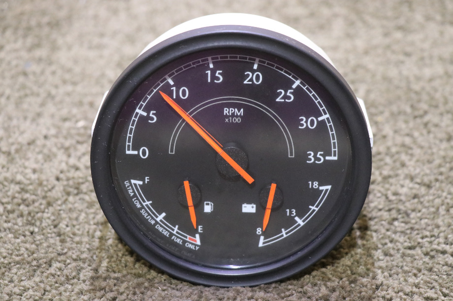 USED RV/MOTORHOME FREIGHTLINER 3 IN 1 TACH / FUEL / VOLT DASH GAUGE W22-00012-015 FOR SALE RV Components 