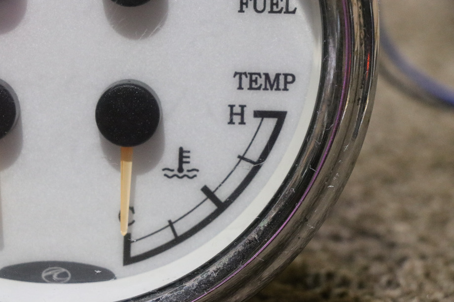 USED 4 IN 1 DEF / FUEL / OIL / TEMP DASH GAUGE RV/MOTORHOME PARTS FOR SALE RV Components 