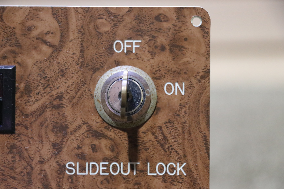 USED WATER HEATER / SLIDEOUT SWITCH & KEY PANEL DM404 RV/MOTORHOME PARTS FOR SALE RV Components 