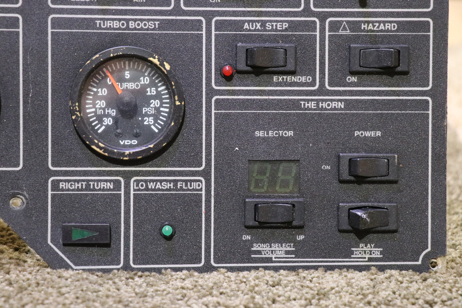 USED RV/MOTORHOME BLUE BIRD WANDERLODGE DASH CLUSTER 72-6092647 FOR SALE RV Components 