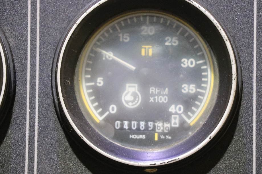 USED BLUE BIRD WANDERLODGE DASH GAUGE & SWITCH CLUSTER RV PARTS FOR SALE RV Components 