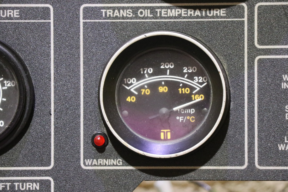 USED BLUE BIRD WANDERLODGE DASH GAUGE & SWITCH CLUSTER RV PARTS FOR SALE RV Components 